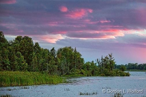 Sunset Clouds_18034.jpg - Rideau Canal Waterway photographed at Kilmarnock, Ontario, Canada.